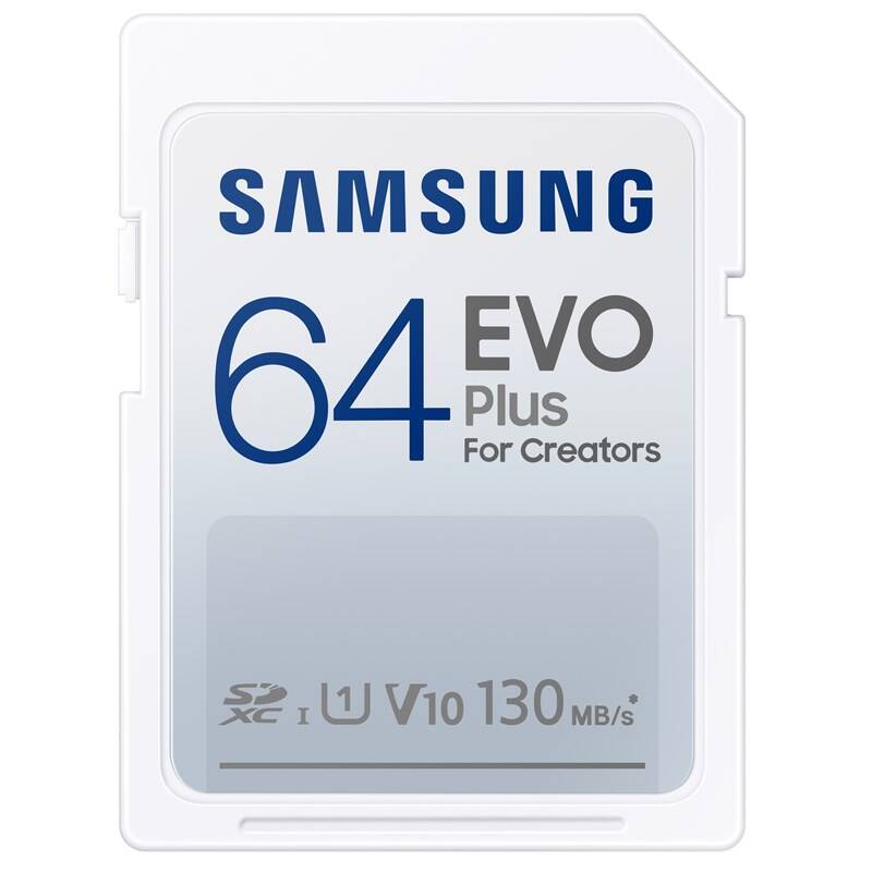 Pamäťová karta Samsung EVO Plus SDXC (130R) 64 GB (MB-SC64K/EU)