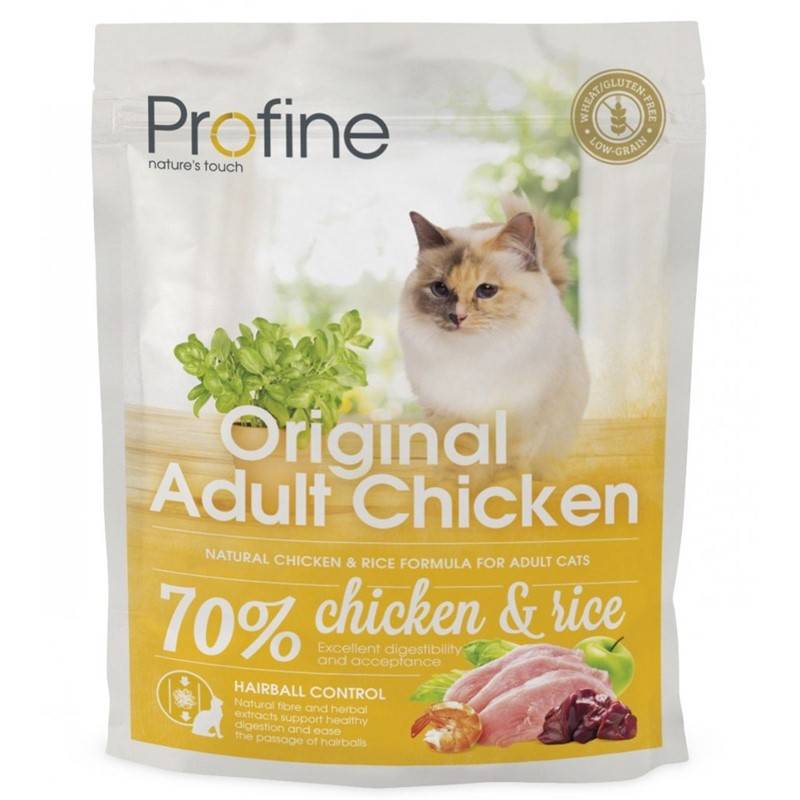 Obrázok Profine NEW Cat Original Adult Chicken 0,3 kg 5+1 zadarmo do vypredanie