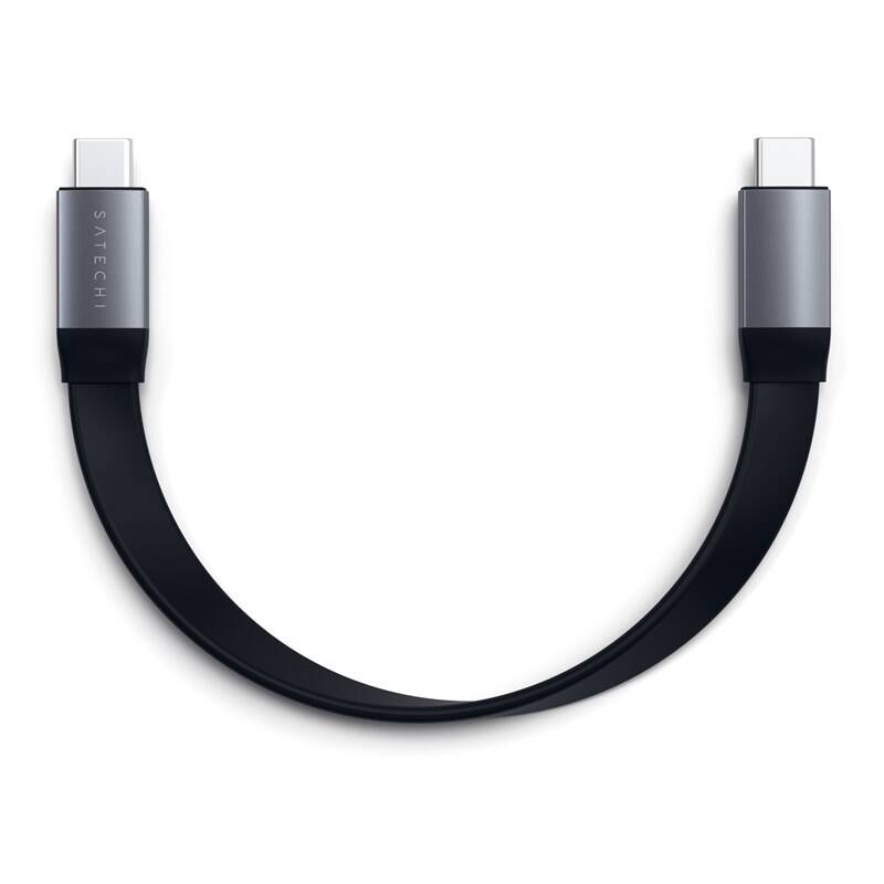 Obrázok Satechi USB-C/USB-C Flat, 24 cm (ST-TCCFC) sivý