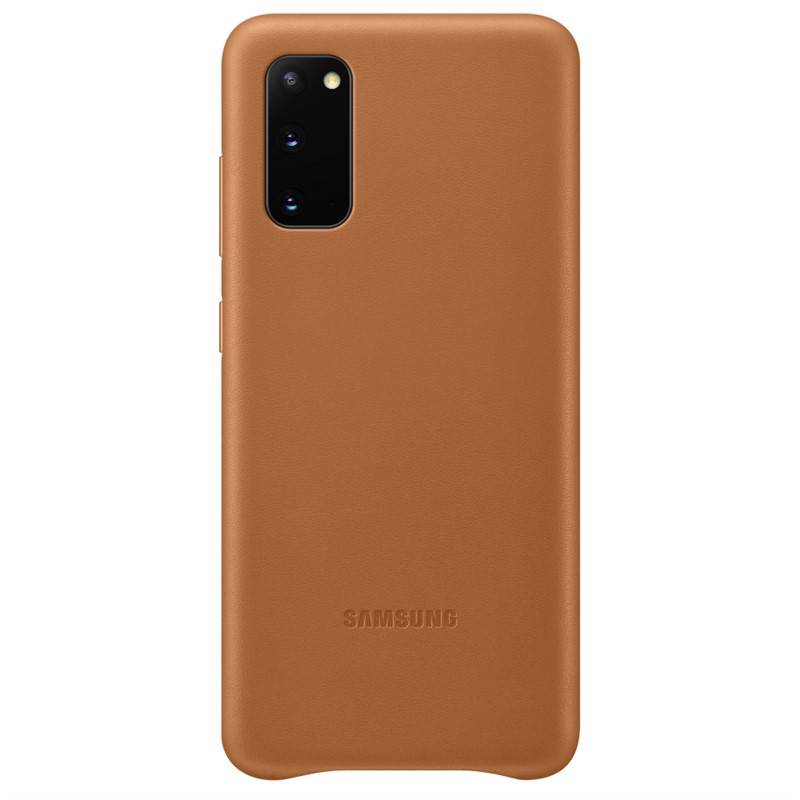 Obrázok Samsung Leather Cover pro Galaxy S20 (EF-VG980LAEGEU) hnedý