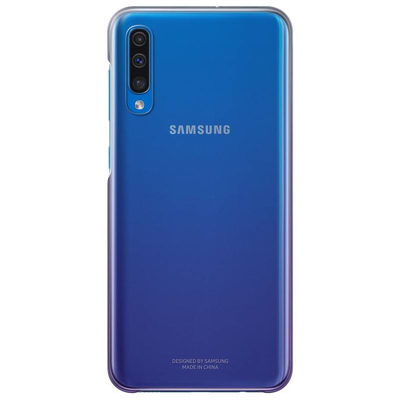 Kryt na mobil Samsung Gradation Cover na Galaxy A50 (EF-AA505CVEGWW) fialový