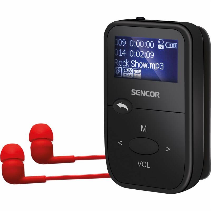 MP3 prehrávač Sencor SFP 4408 BK čierny