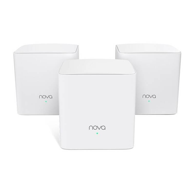 Router Tenda Nova MW5s WiFi Mesh (3-pack) + ZDARMA sledování TV na 3 měsíce biely