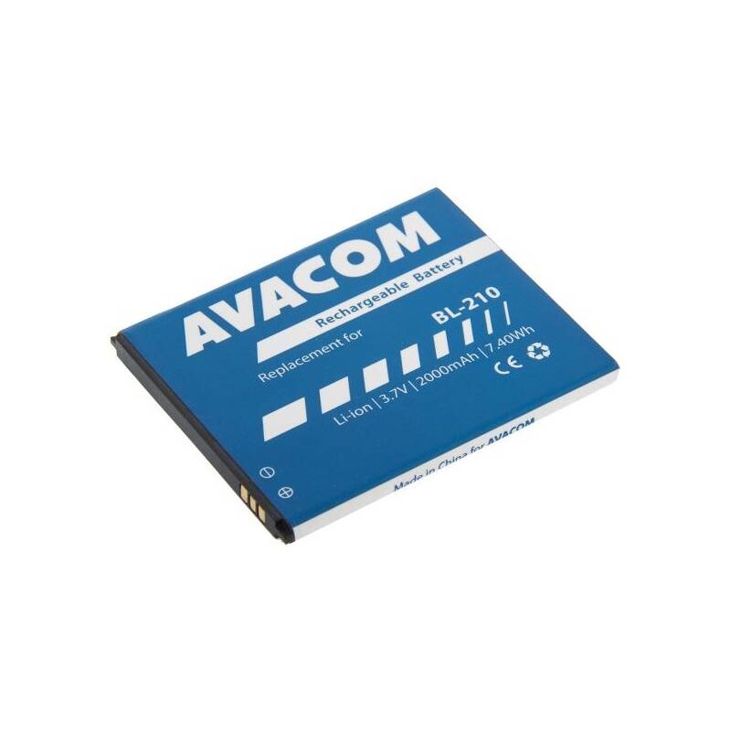 Batéria Avacom pre Lenovo A536, Li-Ion 3,7 V 2000mAh (náhrada BL210) (GSLE-BL210-2000)