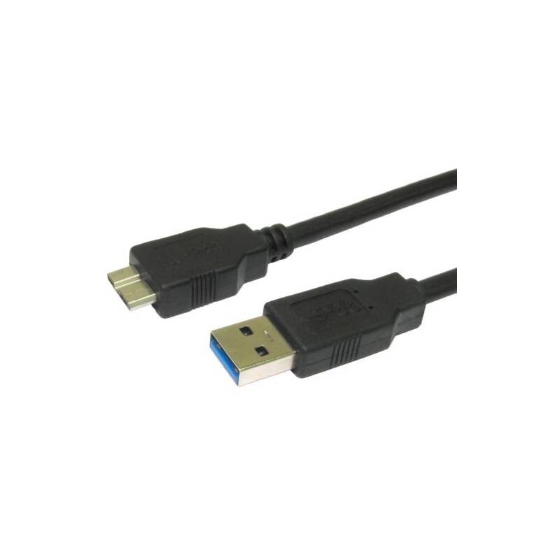 Kábel AQ USB 3.0/micro USB, 1,8 m (xaqcc66018) čierny