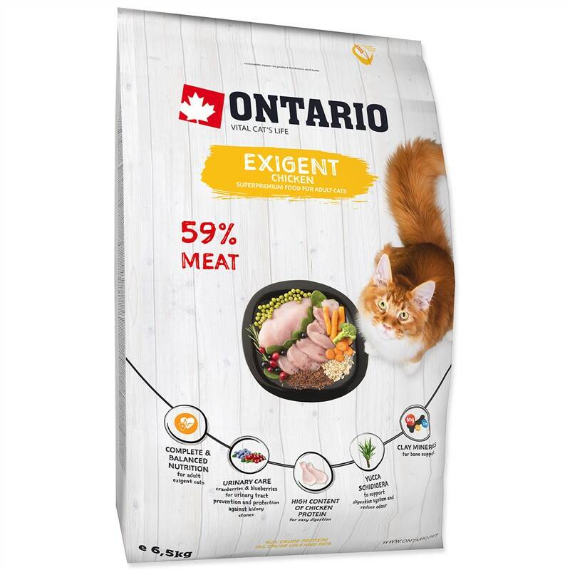 Obrázok Ontario Cat Exigent 6,5kg