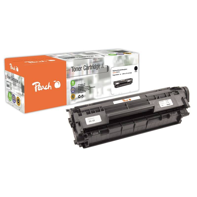 Obrázok Toner Peach FX-10 kompatibilní černý PT128 pro Canon Fax L-100 (2000str./5%) 110273