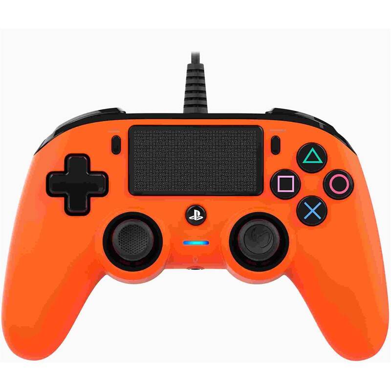 Obrázok Nacon Wired Compact Controller - ovladač pro PlayStation 4 - oranžový, PS4OFCPADORANGE