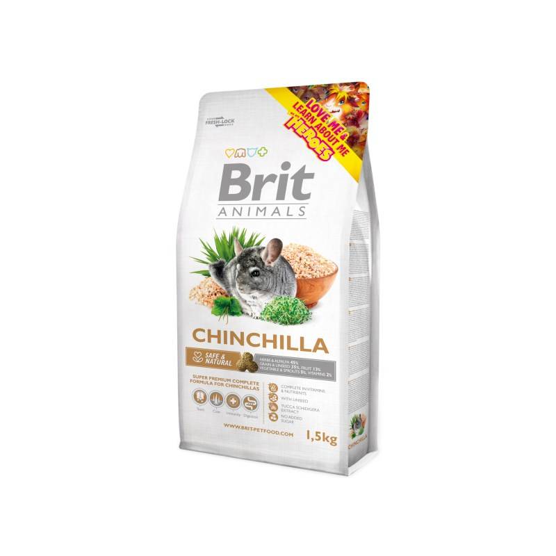 Obrázok Brit Animals Chinchila Complete 1,5kg