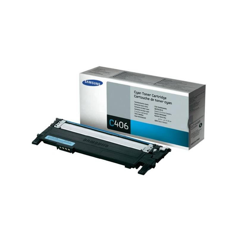 Toner Samsung CLT-C406S, 1K stran (ST984A) modrý