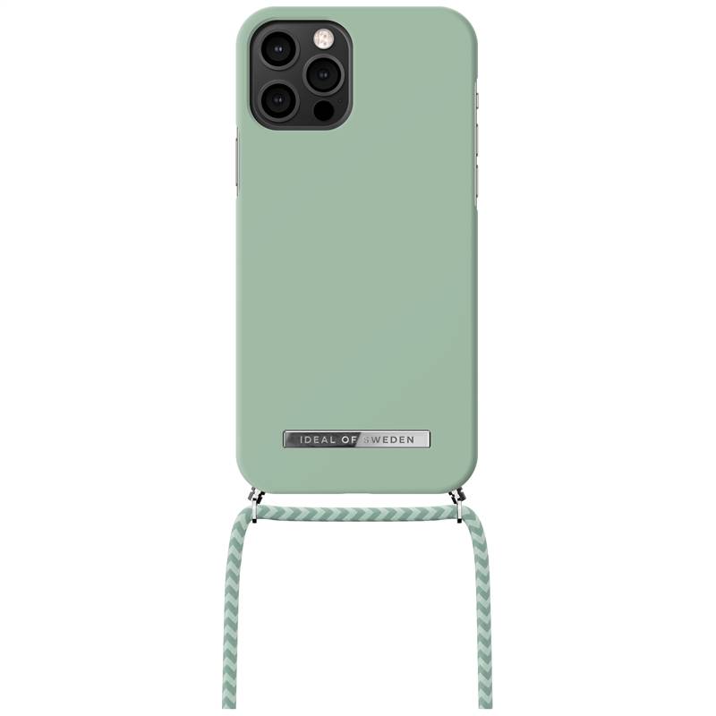 Obrázok iDeal Of Sweden s popruhem na krk na Apple iPhone 12/12 Pro - Spring Mint (IDPNSS21-I2061-266)