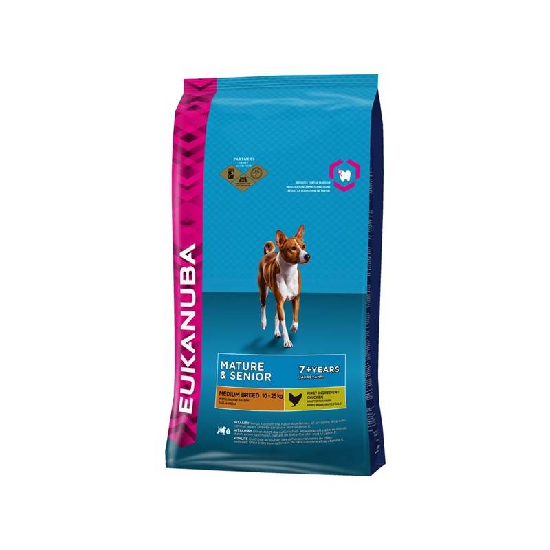 Obrázok Granule Eukanuba Dog Mature&Senior Small&Medium 15kg 20673