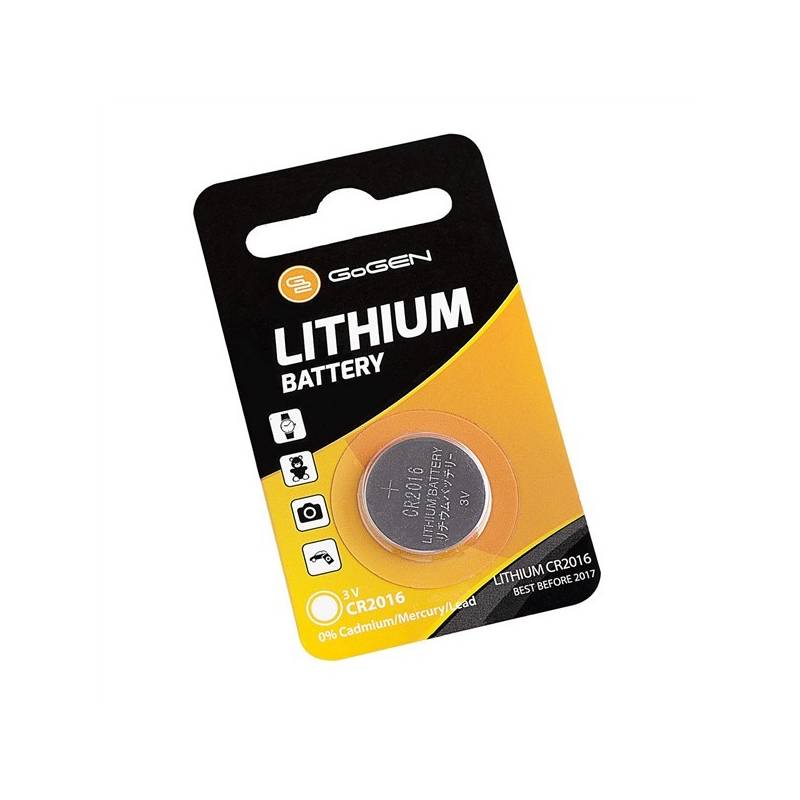 Batéria lítiová GoGEN CR2016, blister 1ks (GOGCR2016LITHIUM1)
