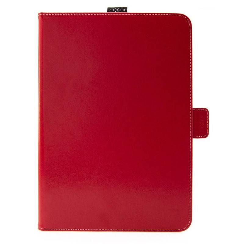 Puzdro na tablet flipové FIXED Novel na tablety 10,1&quot; s vreckom pre stylus (FIXNOV-T10-RD) červené