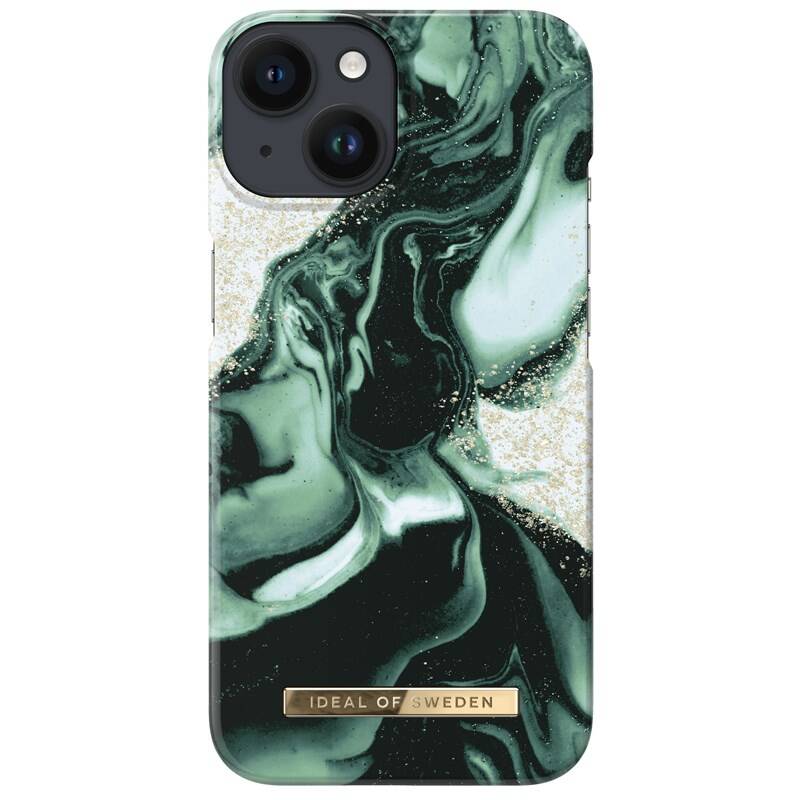 Obrázok iDeal Of Sweden Fashion na Apple iPhone 14 - Golden Olive Marble (IDFCAW21-I2261-320)