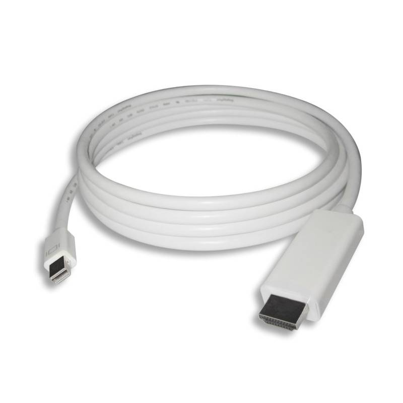 Kábel PremiumCord Mini DisplayPort 1.2 / HDMI 2.0, 1m (kportadmk04-01) biely