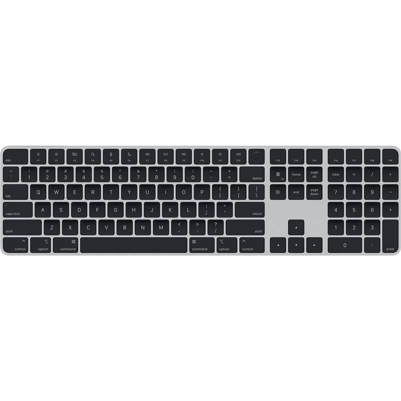 Obrázok Apple Magic Keyboard s Touch ID a numerickou klávesnicou - SK (MMMR3SL/A) čierna