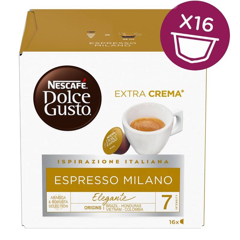 Obrázok NESCAFÉ® Dolce Gusto® Espresso Milano kávové kapsle 16 ks