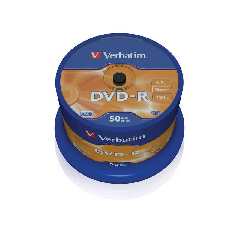 Disk Verbatim DVD-R 4,7GB, 16x, 50cake (43548)