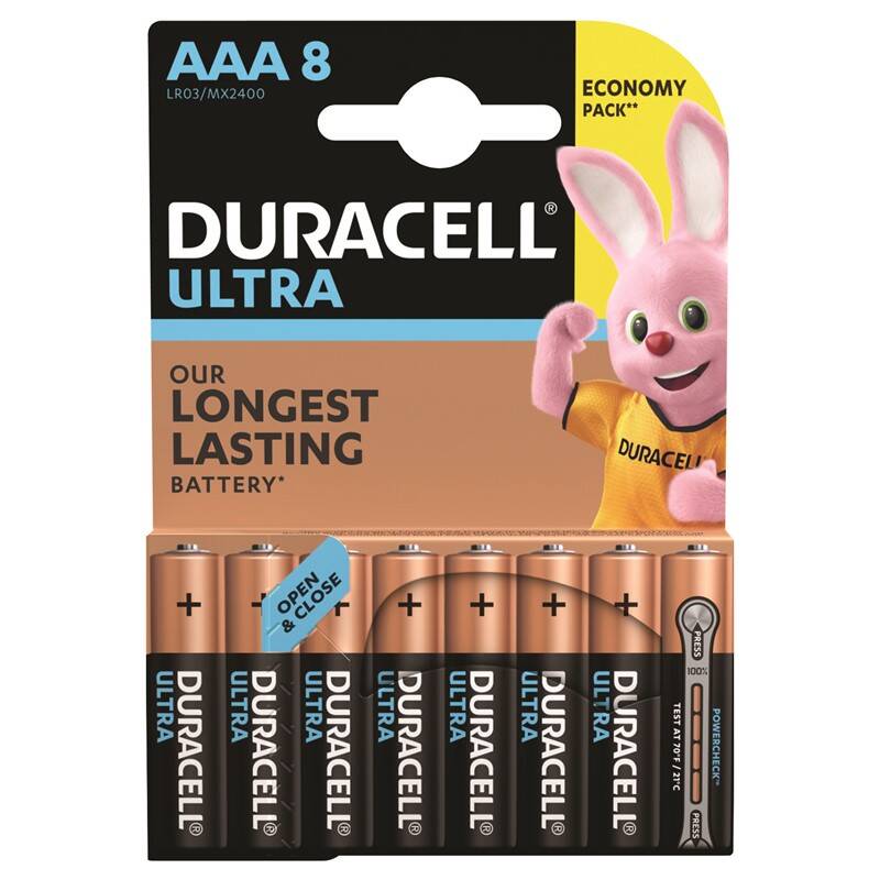 Obrázok Duracell Ultra AAA, LR03, blistr 8ks