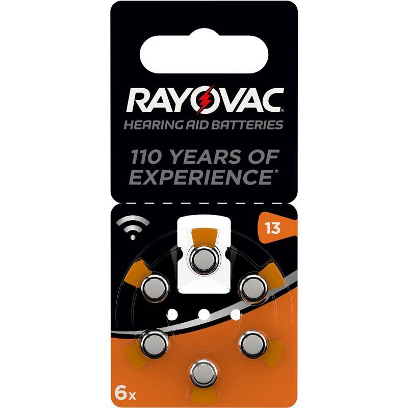 Batéria do načúvacích prístrojov Varta Rayovac 13, blistr 6ks (4606945416)
