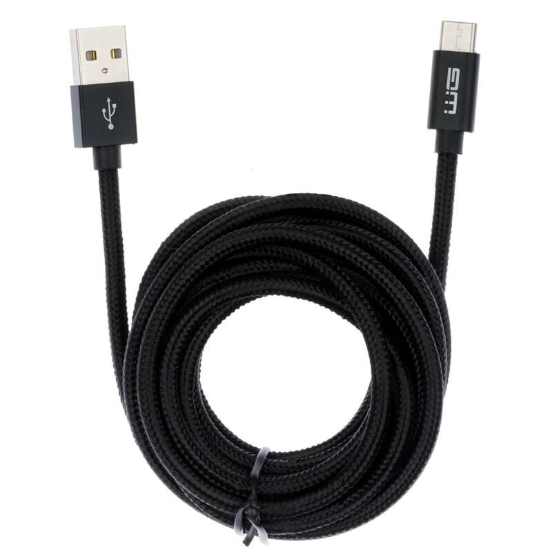 Kábel WG USB/USB-C, 3m (7300) čierny