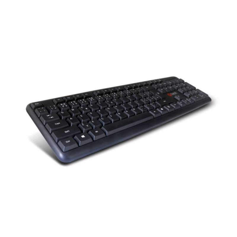 Obrázok C-TECH KB-102 PS/2 slim čierna (KB-102-BL)