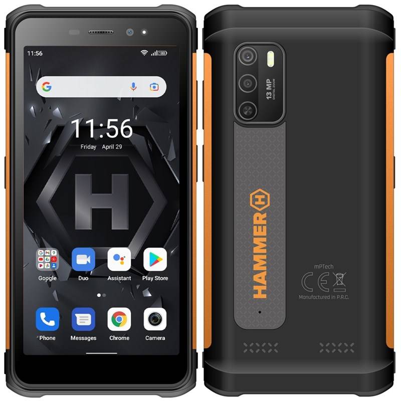 Mobilný telefón myPhone Hammer Iron 4 (TELMYAHIRON4LOR) oranžový
