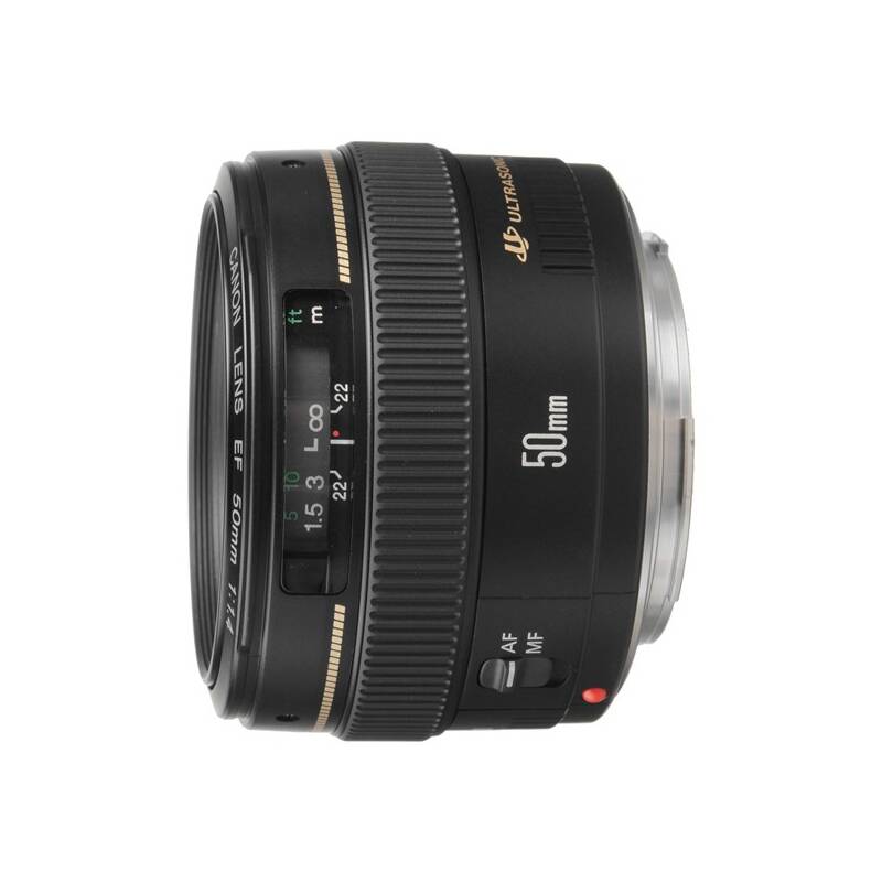 Objektív Canon EF 50 mm f/1.4 USM (2515A019AA) čierny