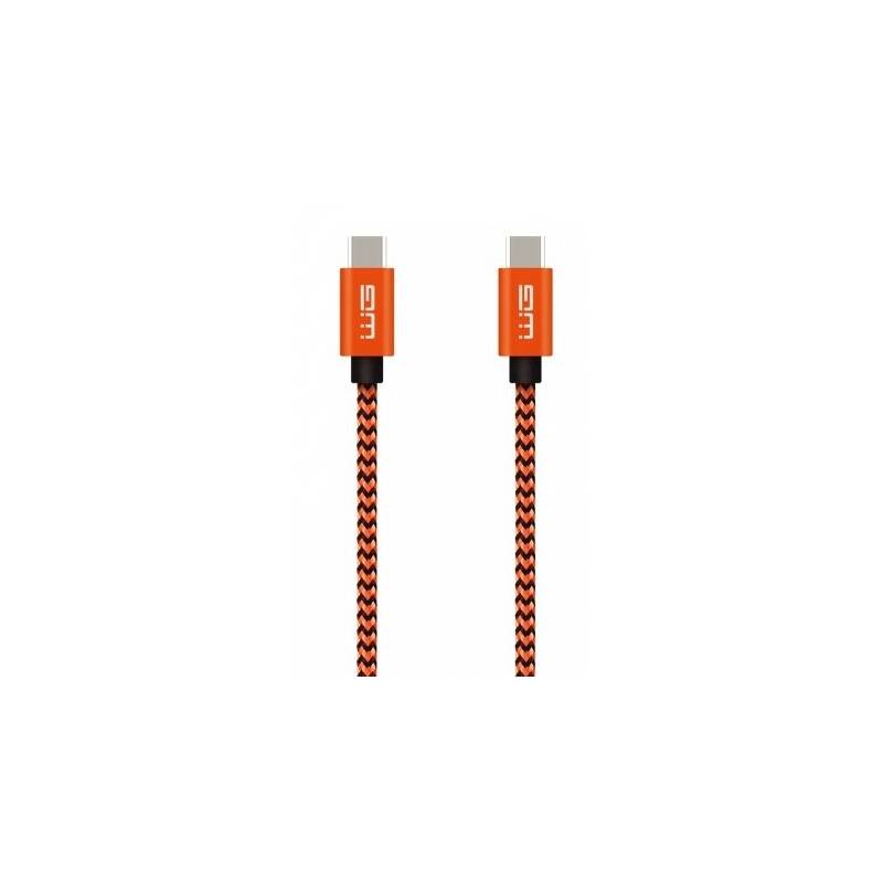 Obrázok WG USB-C/USB-C, 1m (9766) oranžový