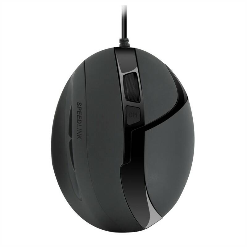 Obrázok Optická USB myš SpeedLink Obisida SL-610001-BK, ergonomická, čierna