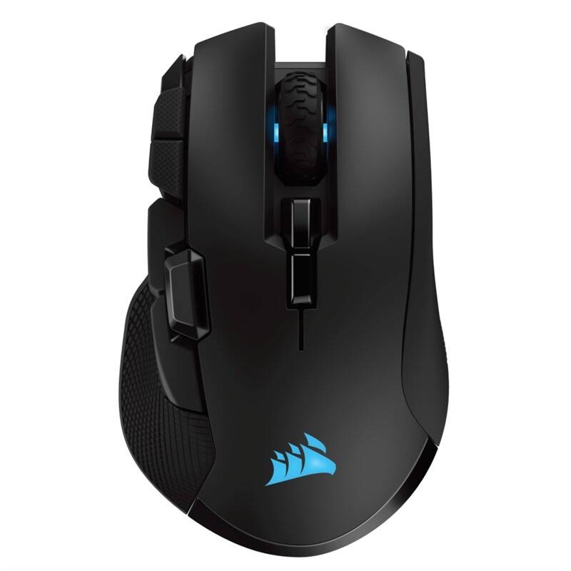 Obrázok Corsair Ironclaw Wireless RGB Gaming Mouse, Black, 18000 DPI, Optical