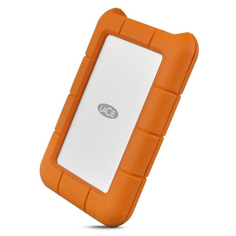 Externý pevný disk Lacie Rugged 2TB, USB-C (STFR2000800) oranžový