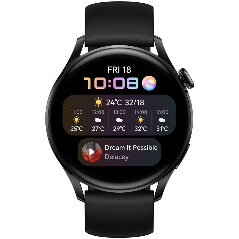 Inteligentné hodinky Huawei Watch 3 - Black (55026820) + Doprava zadarmo