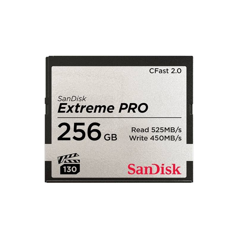 Pamäťová karta SanDisk Extreme Pro CFast 2.0 256 GB (525R/450W) (SDCFSP-256G-G46D) + Doprava zadarmo