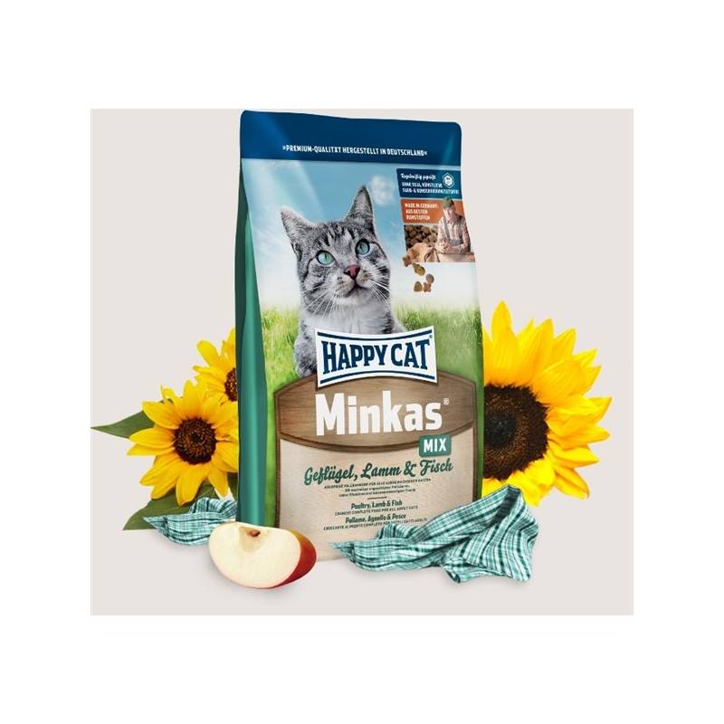 Obrázok Granule Happy Cat Medium Minkas Mix 10kg 4900