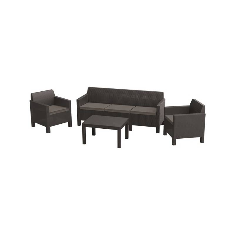 Obrázok Allibert Lavica ORLANDO 3 SEAT SOFA grafit (226512)