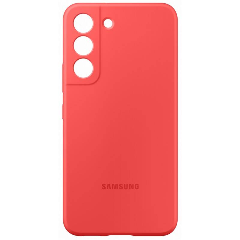Kryt na mobil Samsung Silicone Cover na Galaxy S22 - coral (EF-PS901TPEGWW)