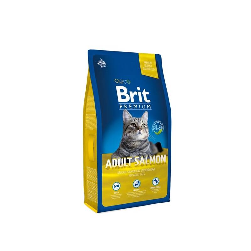 Obrázok Brit Premium Cat Adult Salmon 1,5kg