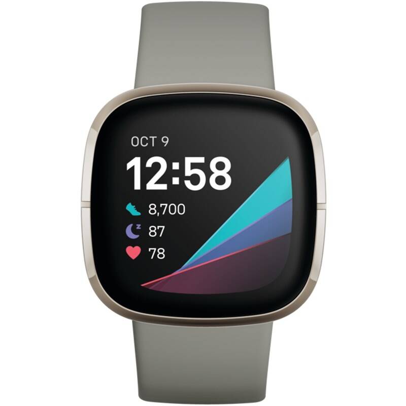 Obrázok Fitbit Sense - Sage Grey/Silver Stainless Steel (FB512SRSG)