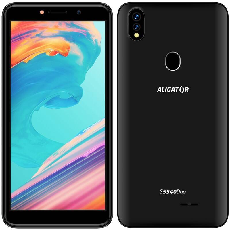 Mobilný telefón Aligator S5540 Dual SIM (AS5540BK) čierny