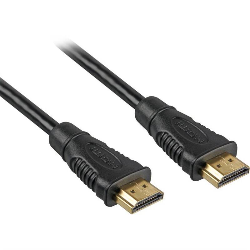 Kábel PremiumCord HDMI, pozlátený, 1m (kphdmi1) čierny
