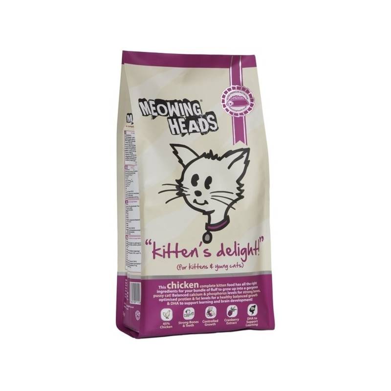 Obrázok MEOWING HEADS Kittens Delight 1.5kg