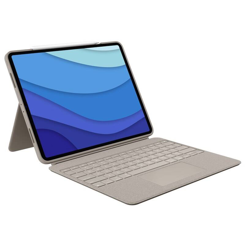 Obrázok Logitech Combo Touch for iPad Pro 12.9-inch (5th generation) - SAND - US layout 920-010258