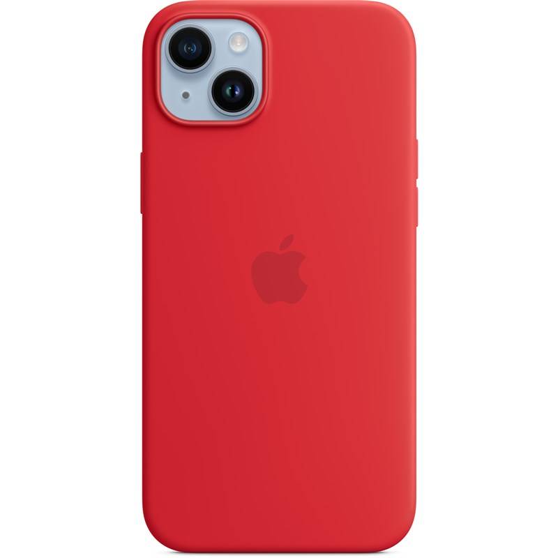 Kryt na mobil Apple Silicone Case s MagSafe pre iPhone 14 Plus - (PRODUCT)RED (MPT63ZM/A)