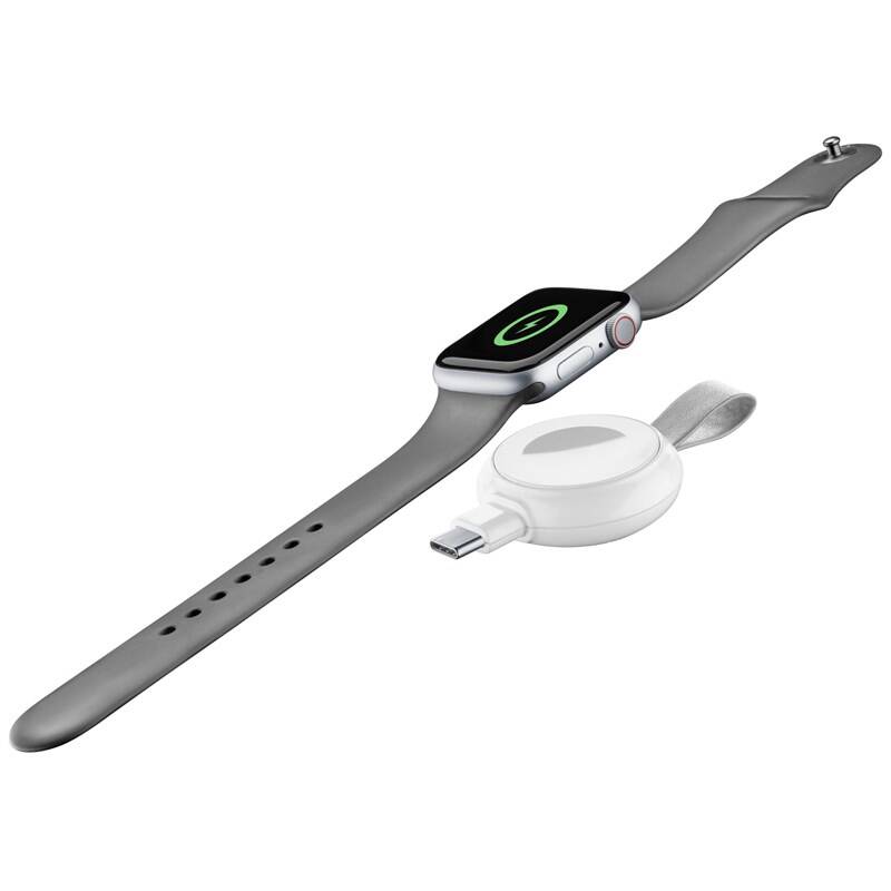 Obrázok Cestovní nabíječka Cellularline Power Pill pro Apple Watch, s USB adaptérem, bílá