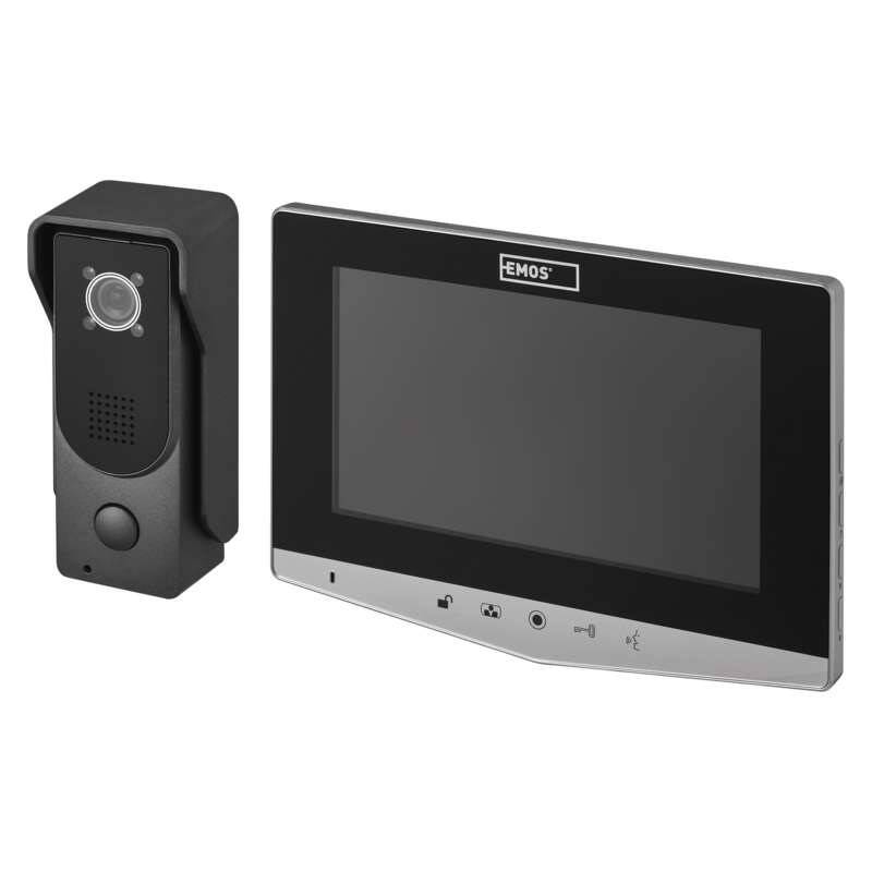 Dverný videotelefón EMOS EM-05R s ukládáním snímků (H2030) + Doprava zadarmo