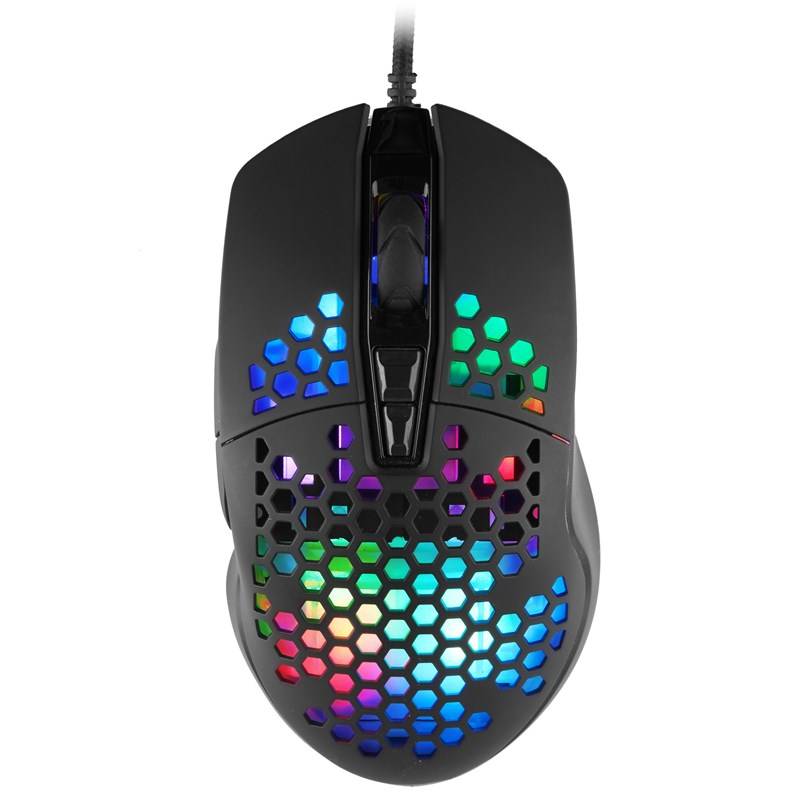 Obrázok C-TECH herní myš Scarab, 7200 DPI, RGB podsvícení, USB, GM-18