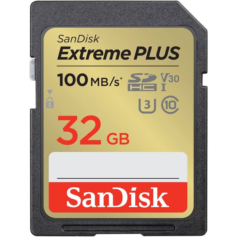 Pamäťová karta SanDisk SDHC Extreme Plus 32GB UHS-I U3 (100R/60W) (SDSDXWT-032G-GNCIN)