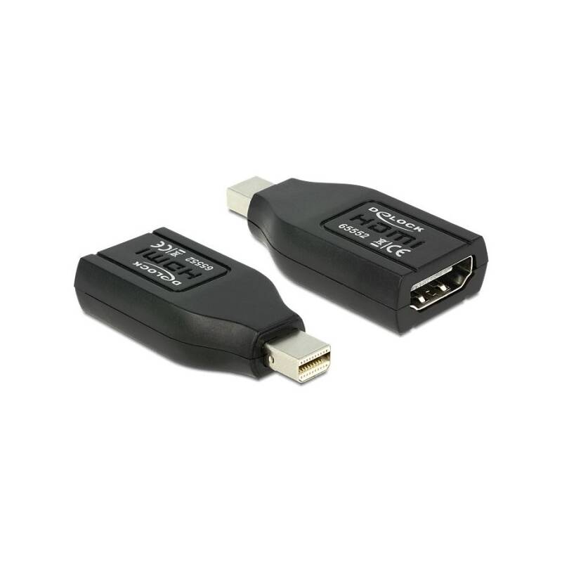 Redukcia DeLock HDMI / Mini DisplayPort (65552) čierna